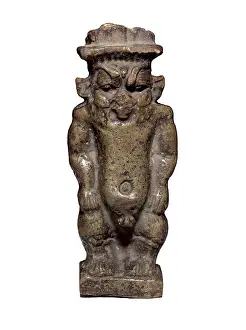 Amulet: Amulet with a figure of god Bes. 6th c. - 3rd