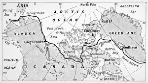 Amundsens: AMUNDSEN VOYAGE MAP