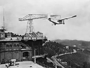 Carousel: Amusement park on the Tibidabo, 1936