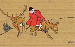 Rotund: Amusing hunting scene