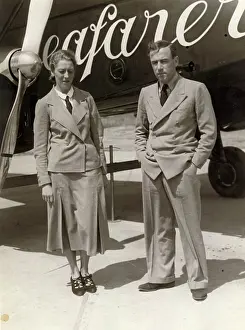 Unsuccessful: Amy with her husband Jim Mollison