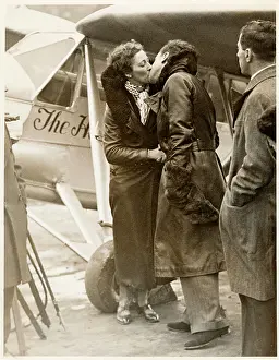 Lympne: AMY JOHNSON SAYS GOODBYE