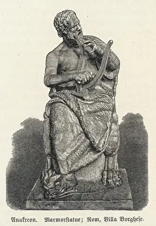 Praise: Anacreon - Statue - Rome