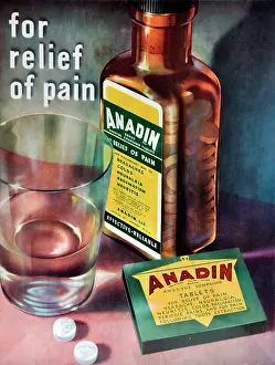 Pills: Anadin tablets for relief of pain