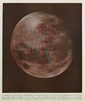 Morvan: An anaglyph or 3D image of the moon