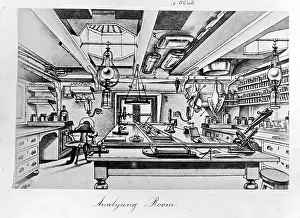Analysing: Analysing room on board H.M.S. Challenger