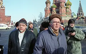 Extraordinary: Anatoly Denisov and Roy Medvedev in Red Square, 1992