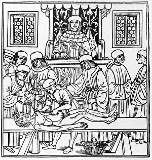 Teach: Anatomy class, 14th century