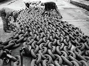 22th: Anchor chain of the steamer EMPRESS