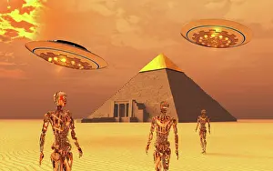 Anthropomorphic: Ancient aliens, the true builders of the Egyptian pyramids