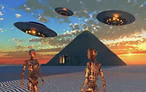 Anthropomorphic: Ancient aliens, the true builders of the Egyptian pyramids