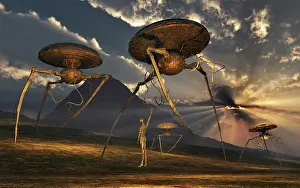 Mechanical: Ancient aliens visiting the Earth