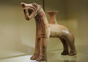 Merchants: Ancient Art. Anatolia Peninsula. Turkey. Ritual vessel shape