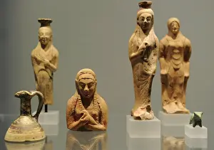 Votive: Ancient Art. Mediterranean. Sanctuary. Images of terracotta