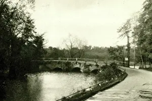 Playground: Ancient bridge over the River Wey at Eashing, Surrey