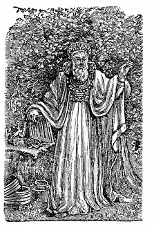 Breastplate: Ancient British Arch-Druid wearing the Breastplate