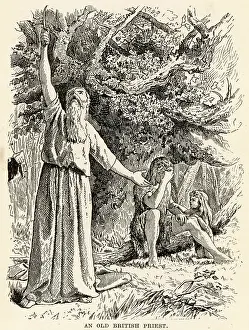Preaching: Ancient British Druids pick Mistletoe