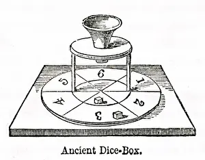 Dice: Ancient dice-box