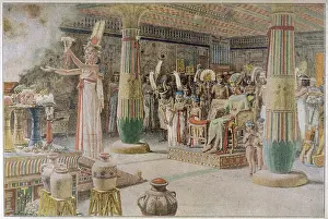 Nefertiti: Ancient Egypt - Queen Nefertiti performs a ceremony