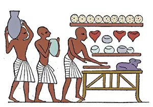 Colorization: Ancient Egyptian Cooking