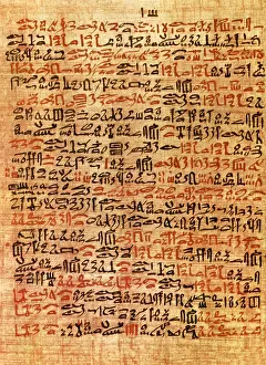 Simplified: Ancient Egyptian Ebers Medical Papyrus