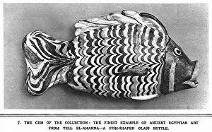Amarna: Ancient Egyptian fish-shaped bottle