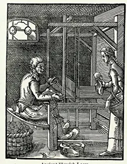 Treadle: Ancient Flemish loom