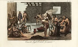 Tumulus: Ancient Germanic warriors at a banquet
