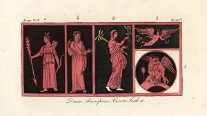 Leto: Ancient goddesses from antique vases