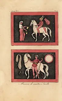Pyrrhus: Ancient Greek method of riding a horse bareback