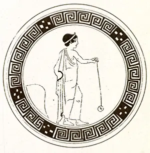 Yo Yo: Ancient Greek playing with his Yo-Yo