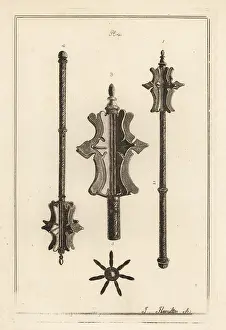 Stockdale: Ancient iron mace in the collection of Gustavus Brander