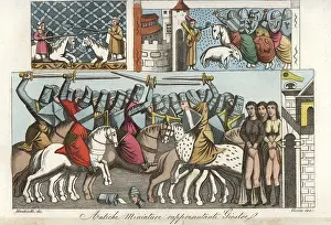 Verico: Ancient miniatures representing jousts from