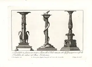 Pietro Ruga: Ancient Roman candelabra