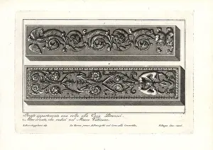 Pietro Ruga: Ancient Roman decorative ornaments
