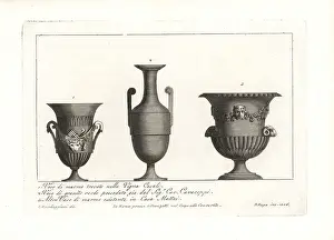 Pietro Ruga: Ancient Roman vases in marble and granite