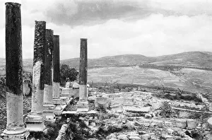 Samaria: Ancient ruins at Samaria, West Bank