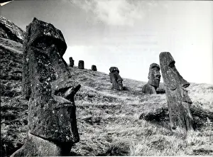 Kilometres: Ancient sculptures on Easter Island