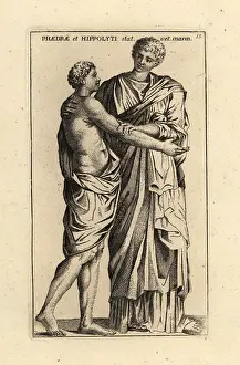 Stepson: Ancient statue of two young men, Rome