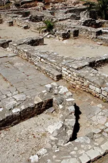Sixth: Ancient synagogue. V-VI century. Saranda. Republic of Albani