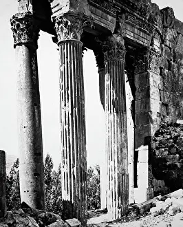 Baalbec: Ancient Temple site, Baalbec, Lebanon, Victorian period