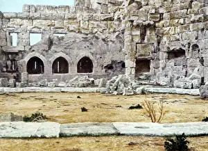 Baalbec: Ancient Temple site, Baalbec, Lebanon, Victorian period
