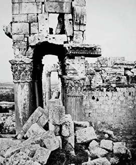 Baalbec: Ancient Temple site, Baalbec, Lebanon, Victorian period