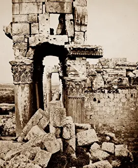 Baalbec: Ancient Temple site, Baalbec, Lebanon, Victorian period
