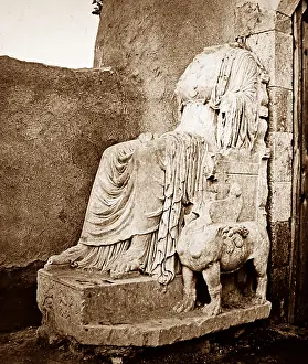 Baalbec: Ancient Temple site, Baalbec, Lebanon, Victorian period