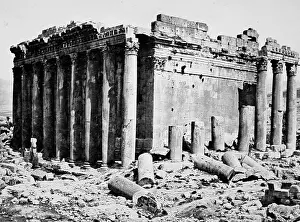 Baalbec: Ancient Temple site, Baalbec, Lebanon, Victorian period