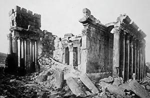 Baalbec: Ancient Temple site, Baalbec, Lebanon, Victorian period
