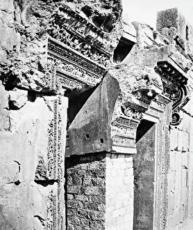 Baalbec: Ancient Temple site, Baalbec, Lebanon, Victorian period