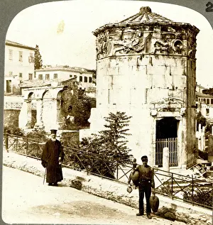 Stereo: Ancient Tower of the Winds, Athens, Greece