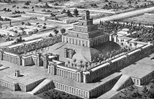 Chipiez: ancient world, Babylon, architecture, Chaldean